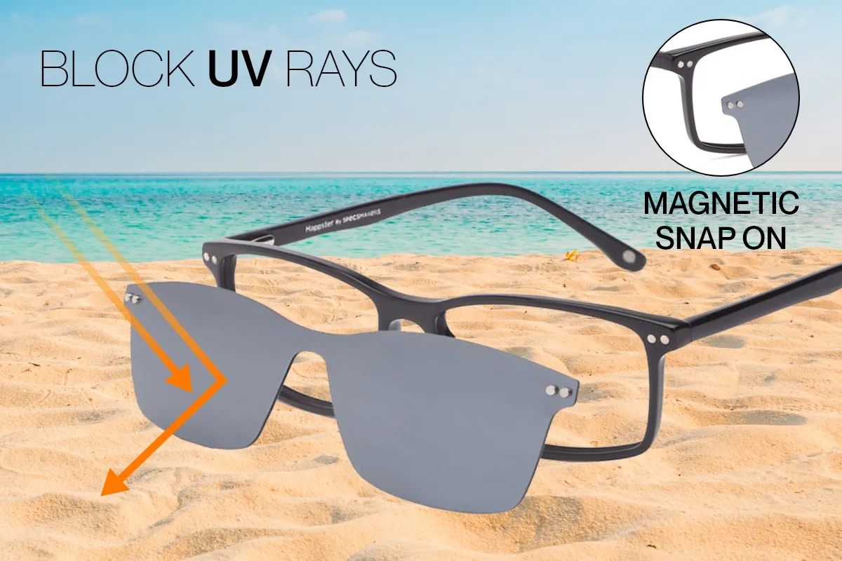 Specsmakers Happster Unisex Eyeglasses Fullframe Pilot Medium 50 Rich –  Specsmakers Opticians PVT. LTD.