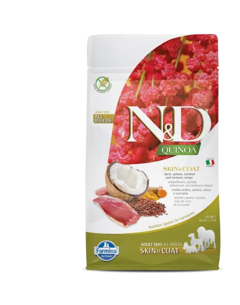 Farmina N D Grain Free Quinoa Adult All Breeds Dry Food Zigly